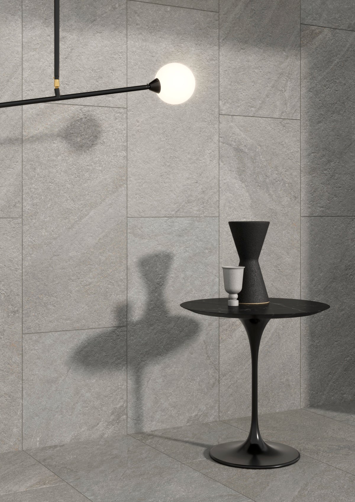 VitrA Cardostone Grey Stone Effect Porcelain Tile  30×60cm & 60×60cm