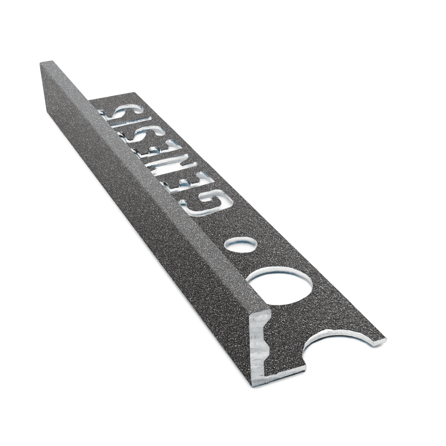 Genesis Textured Dark Granite Straight Edge Tile Trim – 2.5m