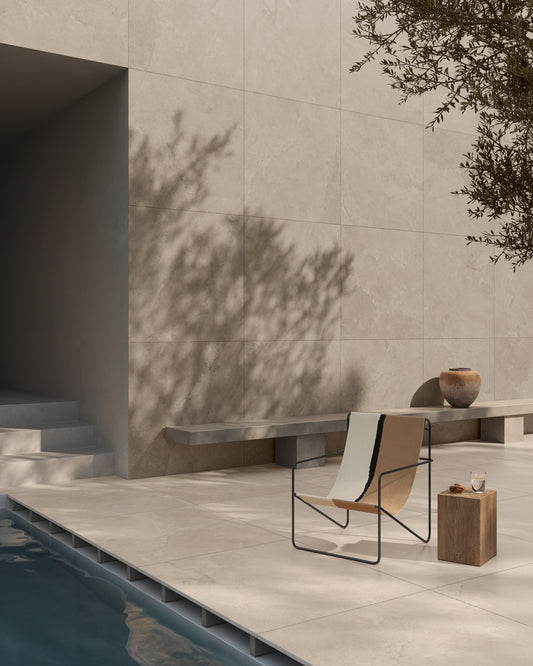 VitrA Naturalux Crosscut Light Greige Porcelain Tile 30×60cm & 60×60cm