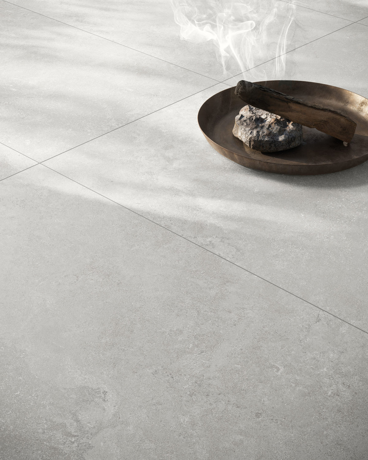 VitrA Naturalux Crosscut Light Grey Porcelain Tile 30×60cm & 60×60cm