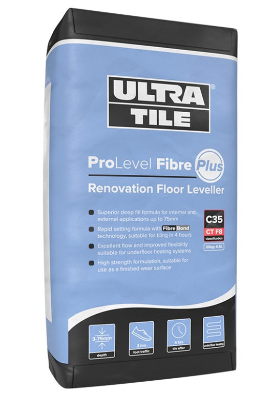 UltraTile ProLevel Fibre Reinforced Flexible Floor Leveller 20kg