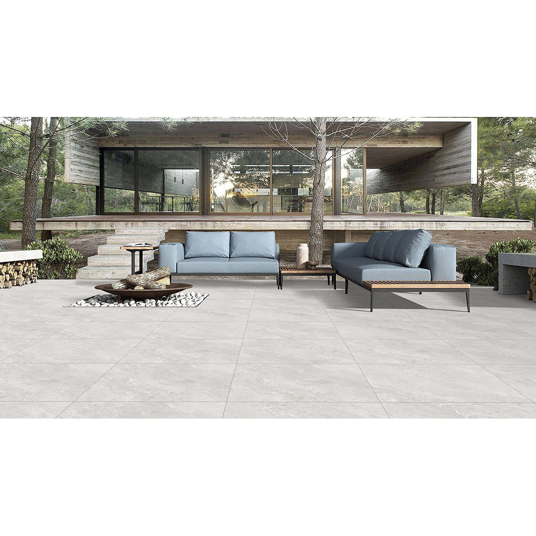 Jupiter Rock Pearl Stone Effect Porcelain Tile 30×60cm & 60×60cm